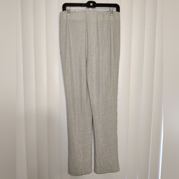 NWT Rachel Roy Grey/Silver Sparkly Pants Women Size M & L - Picture 2 of 5